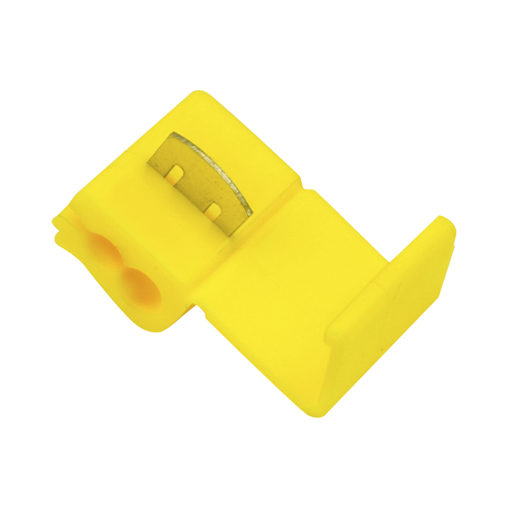 AECW-5-5|Terminal tipo almeja / 12 - 10 AWG / Amarillo / Paquete de 25 piezas.